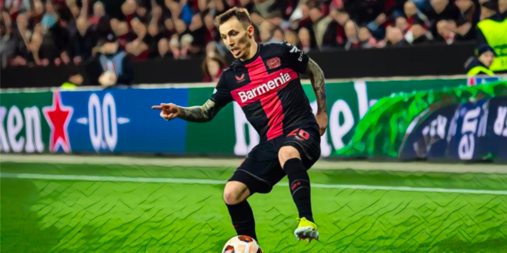 The players with the most assists in Europe's top leagues - Alex Grimaldo Bayer Leverkusen