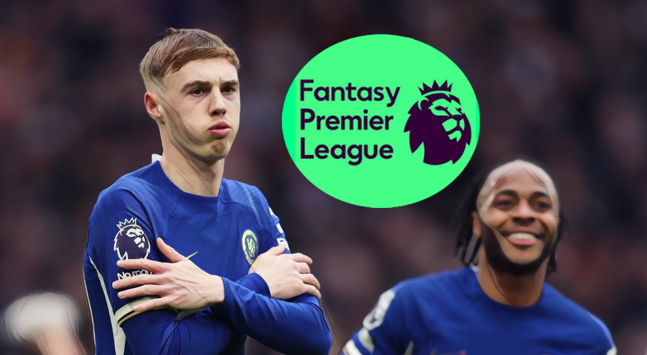Fantasy Premier League: Chelsea star Cole Palmer next to the FPL logo.