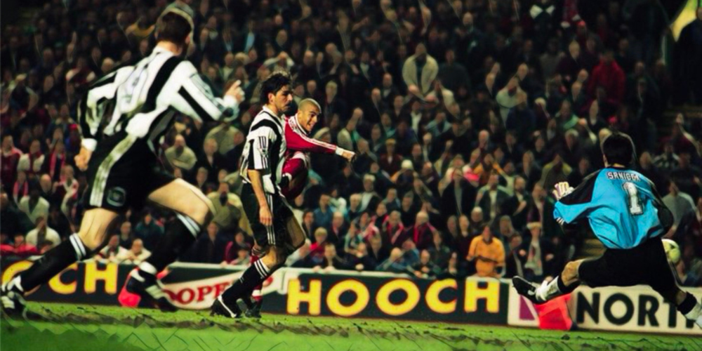 Liverpool forward Stan Collymore sinks Newcastle in Anfield epic