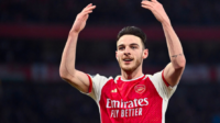 Declan Rice. Arsenal vs Bayern Munich - Combined XI ahead of Champions League clash