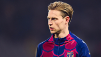 Manchester United transfer target and Barcelona midfielder Frenkie de Jong