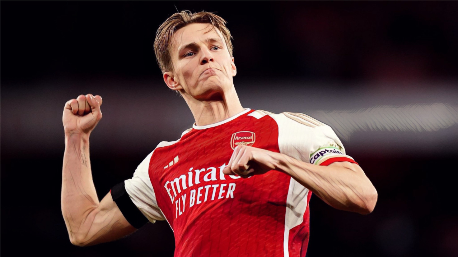 Five Premier League players who impressed in midweek, featuring Arsenal midfielder Martin Odegaard