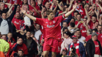 Liverpool midfielder Steven Gerrard