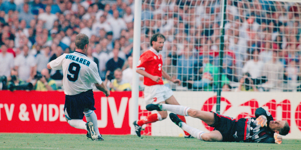 The England XI that thrashed the Netherlands at Euro '96