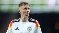 Hoffenheim forward Maximilian Beier in action for Germany.